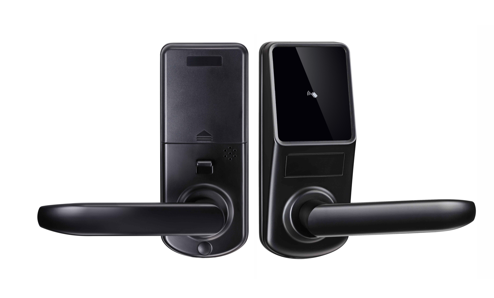 Lever black nickel view