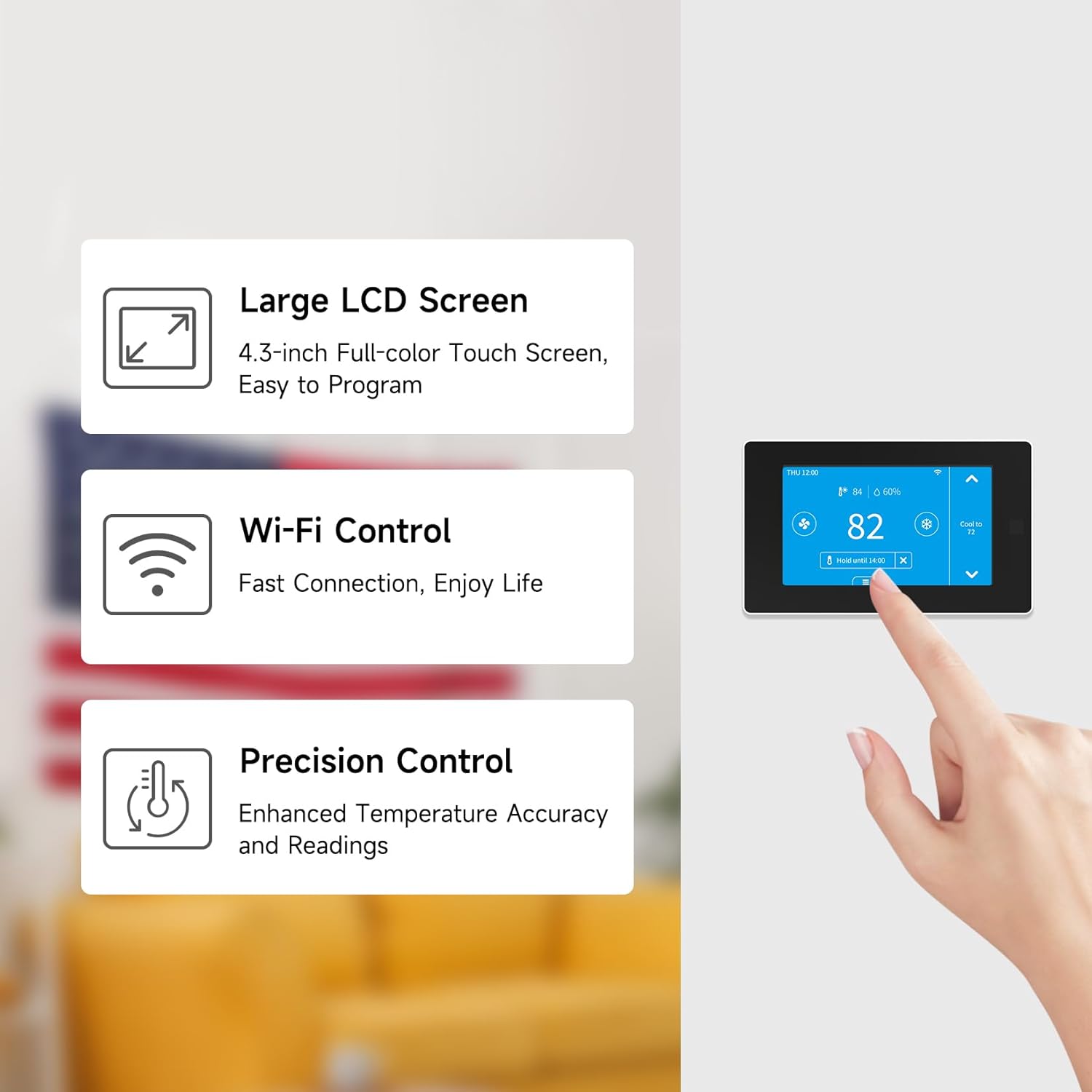 LOKS Thermostat front view